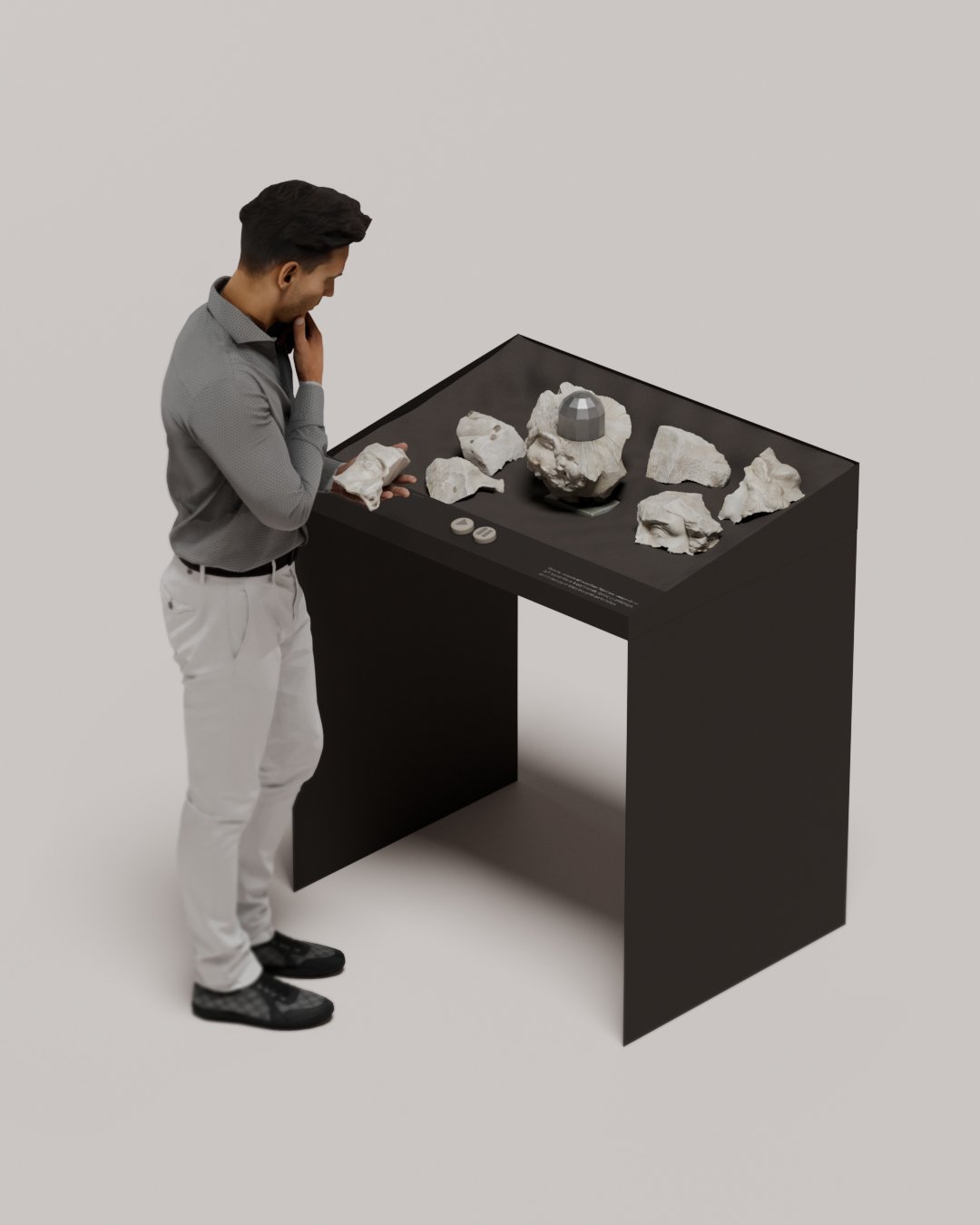 Puzzle Statue Mars