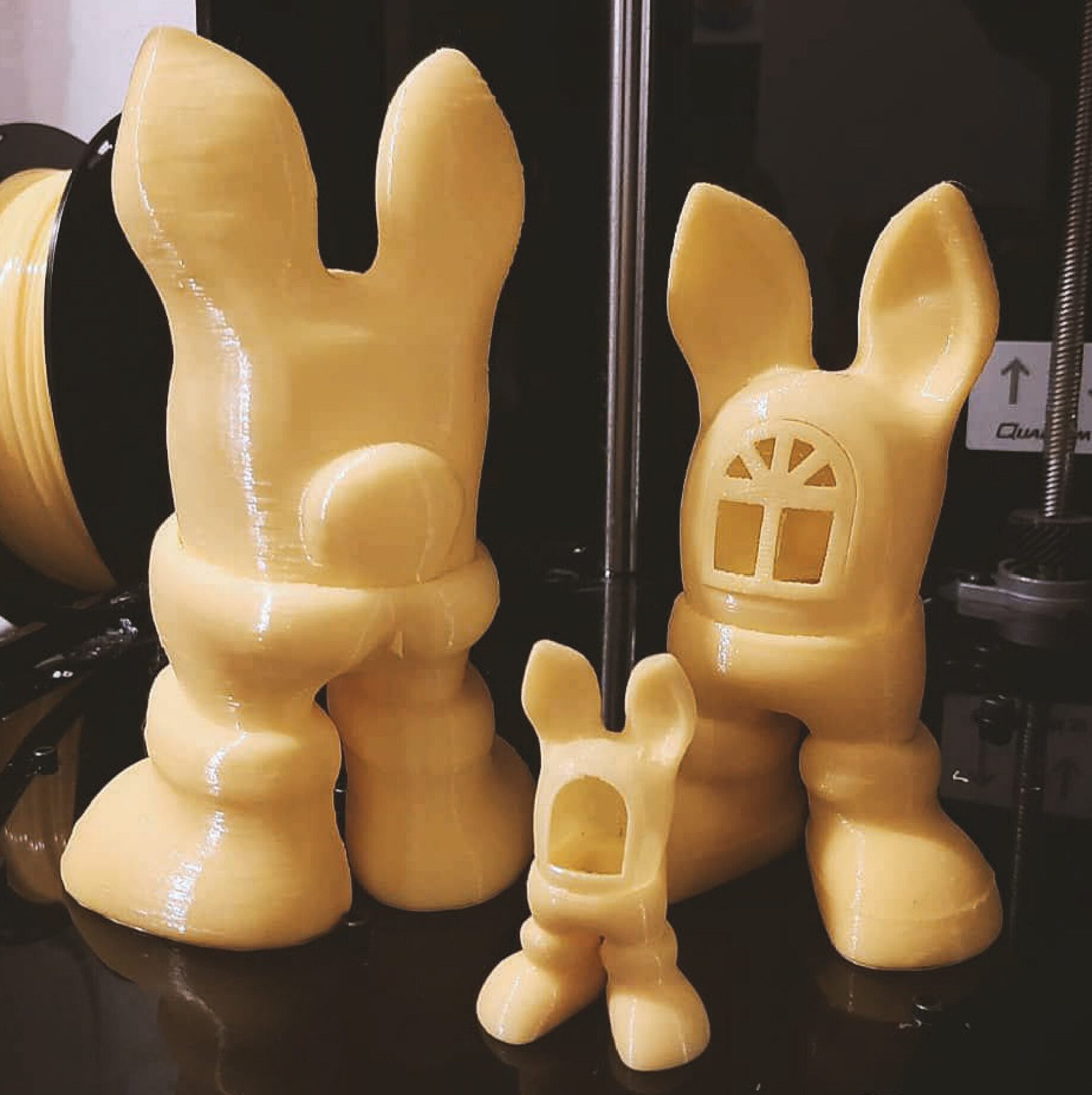 Prototype imprimé en 3D de la lampe sculpturale Padra